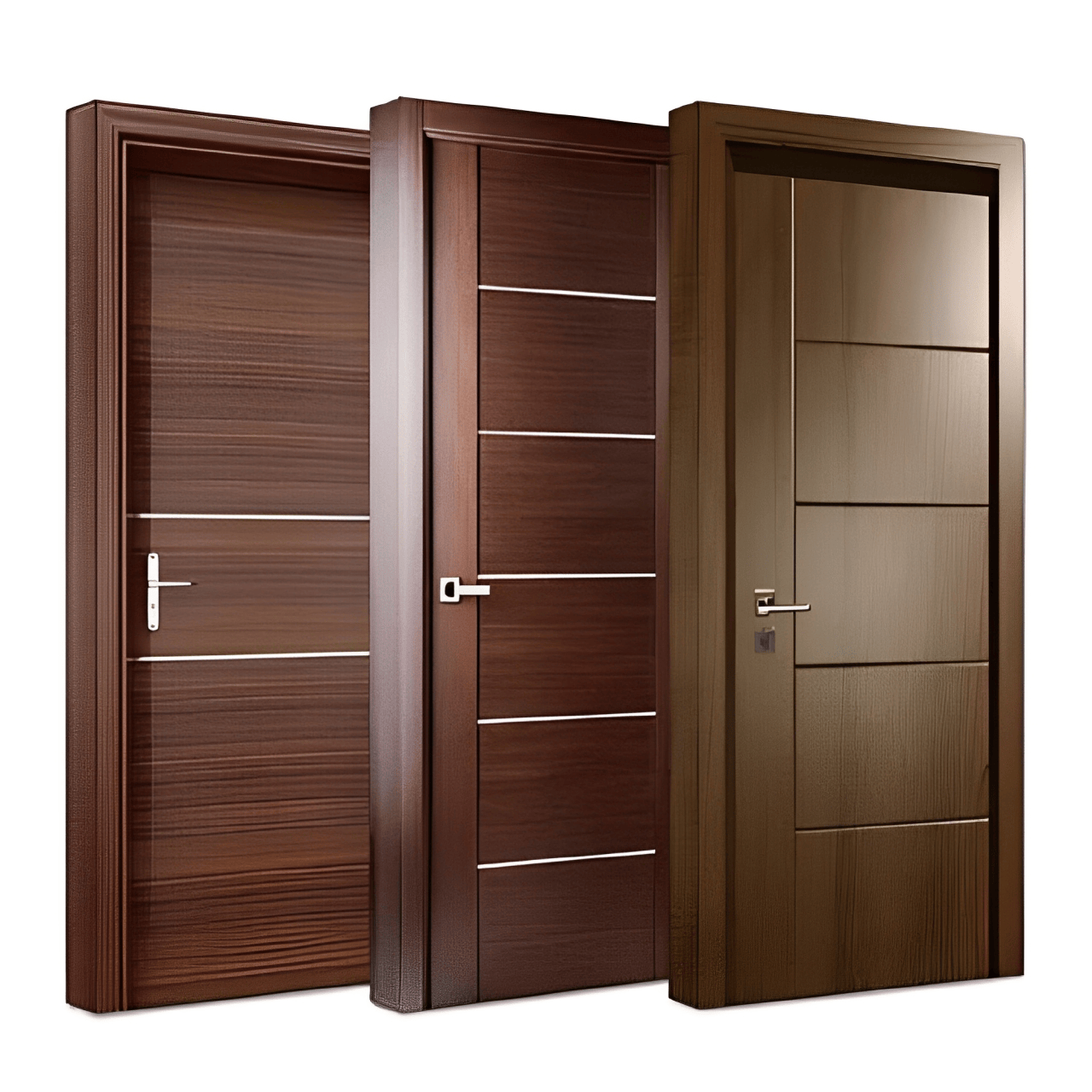 Modular flush doors